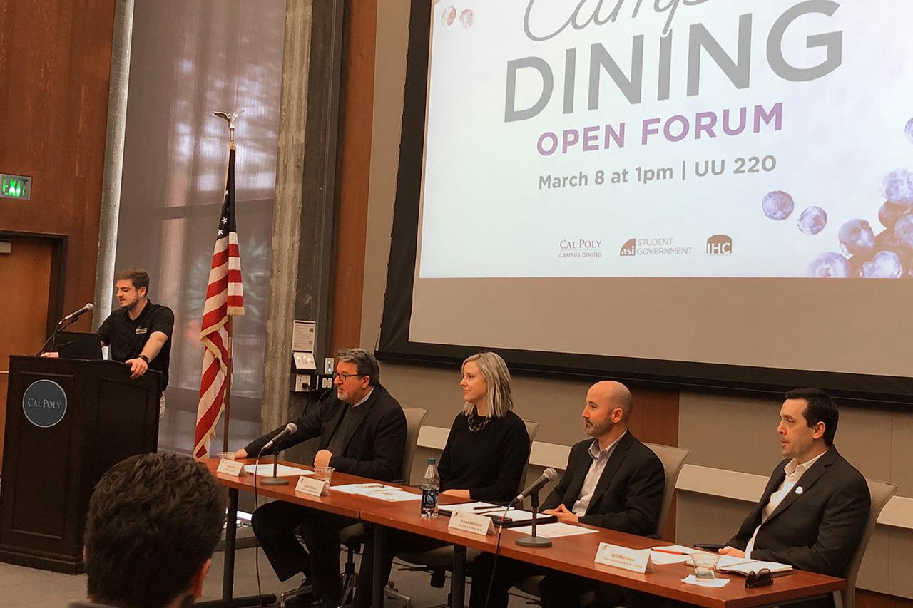 Campus Dining Open Forum Cal Poly San Luis Obispo