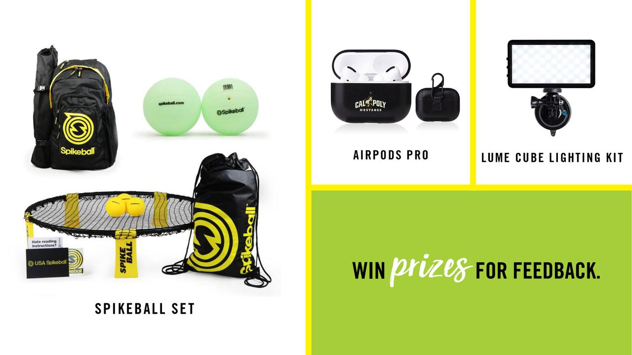 Dining survey prizes