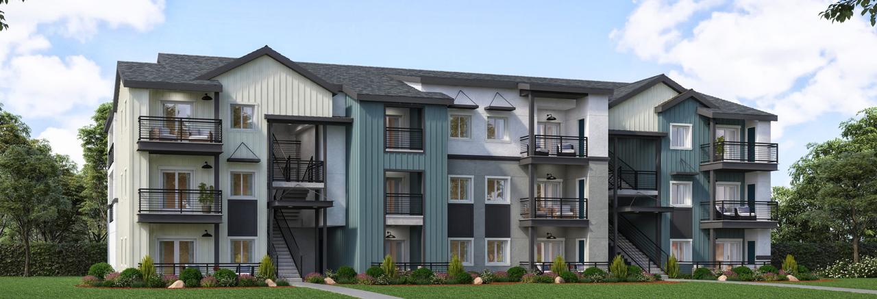 Rendering of apartments