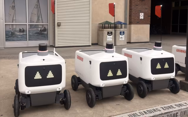 New Grubhub Food Delivery Robots Come to Cal Poly