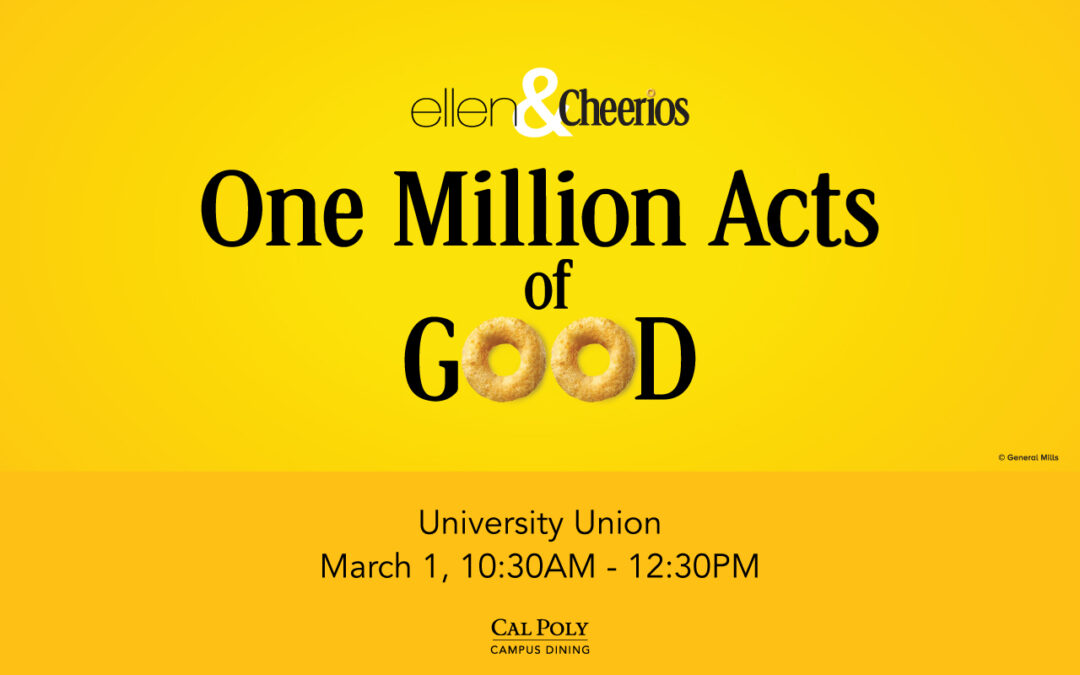 Campus Dining Supports Students Through the One Million Acts of Good Movement