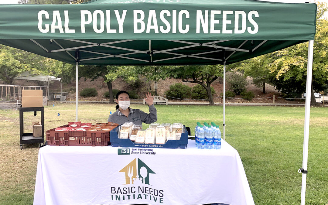 Cal Poly Basic Needs Initiative tent